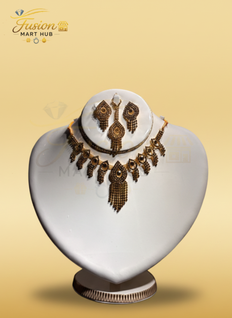 Shahi Amber Chandelier Set: