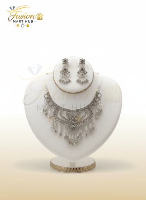 Noor-e-Khaas Silver Bridal Set 2